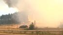 Голям пожар край вилно селище в Казанлък