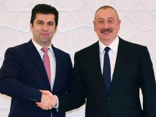 Министър-председателят Кирил Петков обсъди с президента на Азербайджан Илхам Алиев