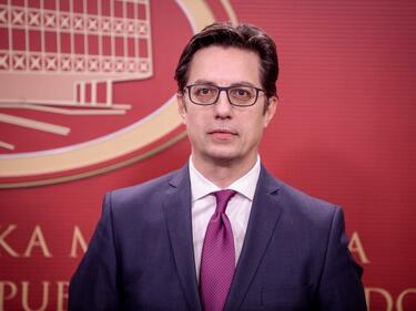 Президентът на Северна Македония ще посети България през октомври
