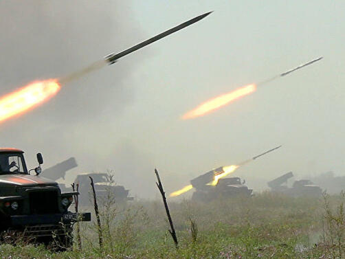 В понеделник Русия изстреля нов залп от ракети срещу Украйна