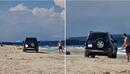 Джигит подкара джип насред плаж на Черноморието, но властите се самосезираха ВИДЕО