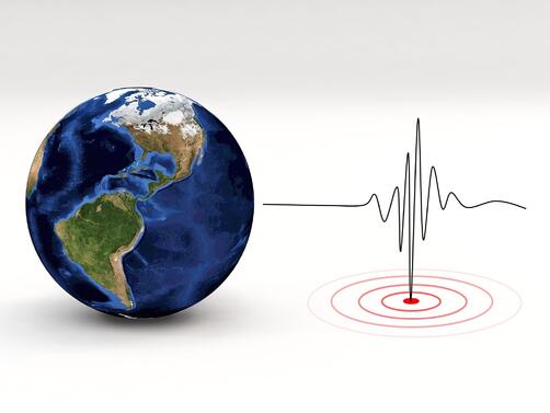 Земетресение с матнитуд 4 по Рихтер е регистрирано в 12 05