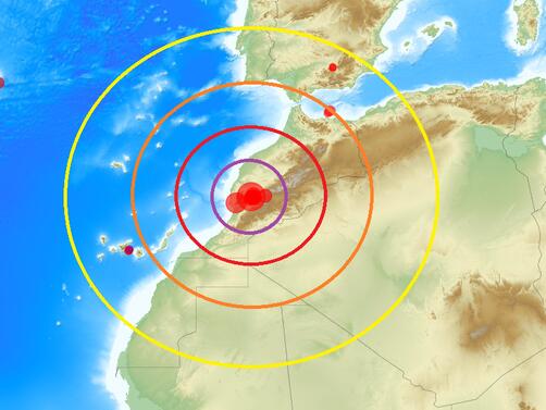 Най-малко 820 са вече жертвите на разрушителното земетресение в Мароко,