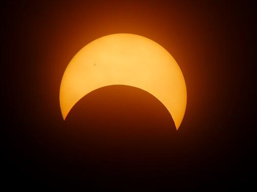Пръстеновидно слънчево затъмнение ще се случи в събота, 14 октомври
