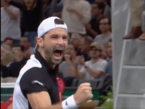 Най-добрият български тенисист изигра фантастичен полуфинал на Мастърса в Париж