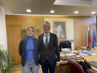 Новоизбраният кмет на Благоевград се срещна с българка, която е постигнала американската мечта