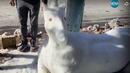 Снежна скулптура прикова погледите на пловдивчани и се превърна в истински хит в социалните мрежи