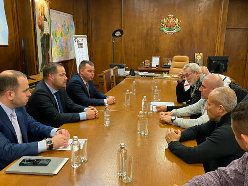 Министърът на вътрешните работи Калин Стоянов се срещна с четиримата