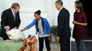Обама помилва две пуйки за Деня на благодарността
