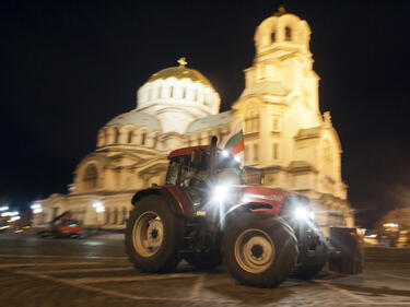 Трактори окупираха столицата