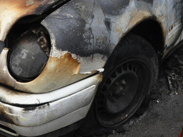 Изгоря автомобил в Пловдив