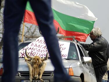 Фермери от Южна България отново протестират