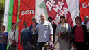 Георги Първанов се присъедини към митинга на БСП за 1 май