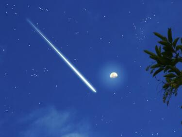 Малък метеорит паднал в Средна гора?