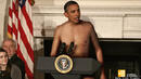 Обама лъсна гол в рекламна кампания