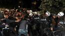 Шестима полицаи и двама цивилни са ранени по време на сблъсъците в Подгорица