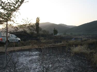 150 декара треви и храсти горят в Централния Балкан