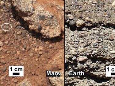 Древни потоци са текли на Марс