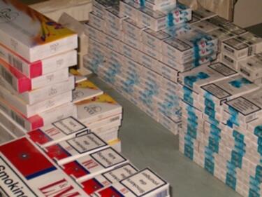 Антимафиоти иззеха 50 хил. къса цигари в Сливен
