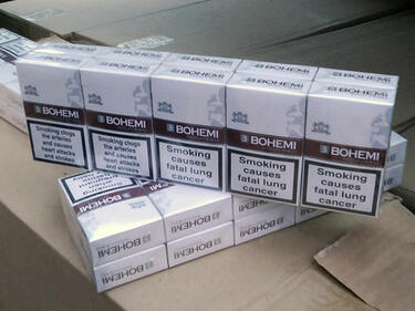 Заловиха 50 хил. кутии контрабандни цигари