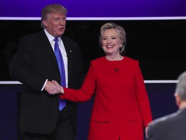 Америка разделена кой е победителят в дебата Клинтън - Тръмп