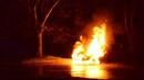 Линейка изгоря на улицата в Пловдив