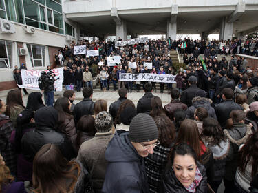 Студентите от УНСС се вдигат на протест