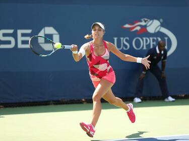 Виктория Томова се представи достойно на US Open, но напусна турнира след загуба в 3 сета