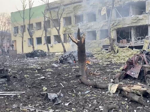 Украинският президент Владимир Зеленски определи руския въздушен удар срещу детска болница с