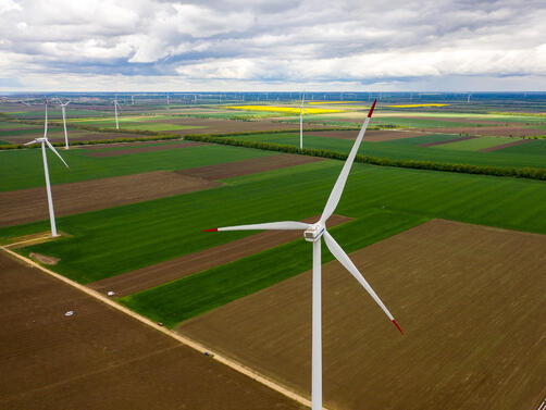 Ръст с повече от 22 на произведената електроенергия отбелязва вятърен