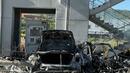 Кола самокатастрофира на Околовръстното на София, запали се, шофьорът почина СНИМКИ