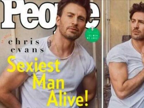Крис Евънс беше официално обявен за най сексапилния жив мъж на списание People