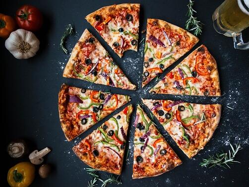 По случай утрешния Международен ден на пицата европейската статистическа агенция