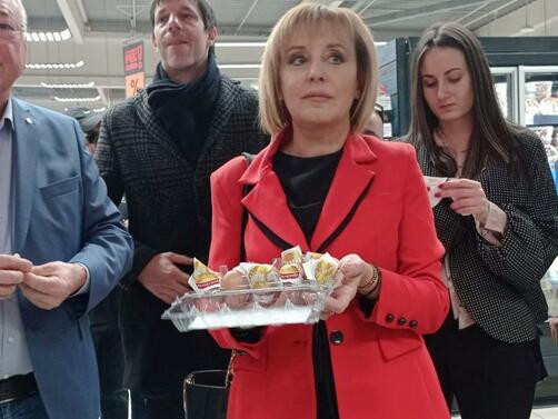 Мая Манолова обяви старт на кампанията Бойкот на златните яйца