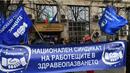 Протест на спешните медици блокира София, искат по-високи заплати