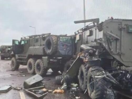 При нелепа катастрофа заради превишена скорост чеченските бойци на Рамзан