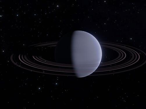 Уран е една от най-отдалечените планети от Слънцето. Тя прави