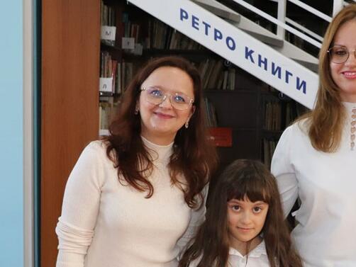 Марина Велчева е поредният читател на библиотеката който сложи отпечатъка