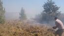 Пожар гори край манастира в Кремиковци