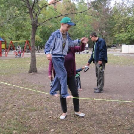 Как да освободим съзнанието си чрез Slacklining