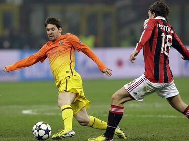 Милан срещу Барселона е дербито тази вечер в Шампионска лига