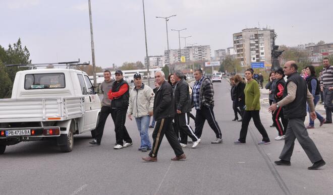 И в Харманли се вдигнаха срещу бежанците