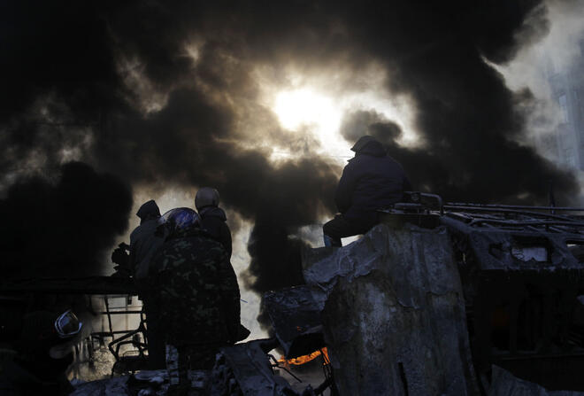 В Киев като на война - насилието продължава 