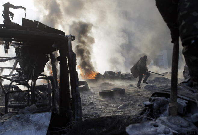В Киев като на война - насилието продължава 