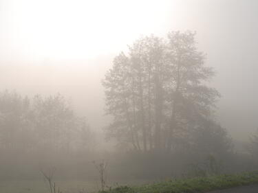 Българска  туристическа местност е забулена в мъгла 

