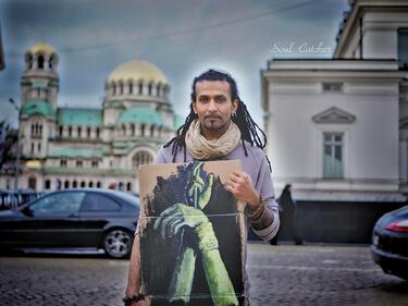 Нюйоркският художник Шариф Микел открива изложба в София
