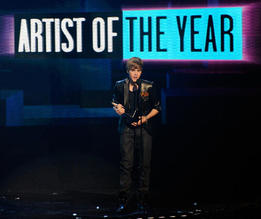 Джъстин Бийбър - звездата на Американските музикални награди
