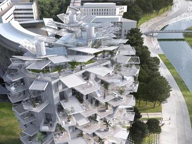 Ето как изглежда една сграда на бъдещето (СНИМКИ)