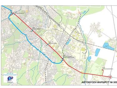 От събота в София започва да се движи автобус 505