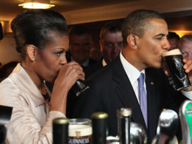 Сух режим за гардовете на Обама - напиването по руски им е строго забранено 